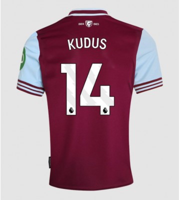 West Ham United Mohammed Kudus #14 Replika Hjemmebanetrøje 2024-25 Kortærmet